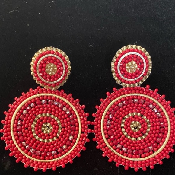 Gorgeous Seed Bead Earrings - Picture 2 of 3